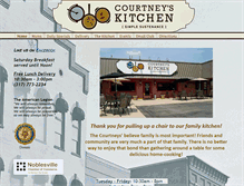 Tablet Screenshot of courtneykitchen.com